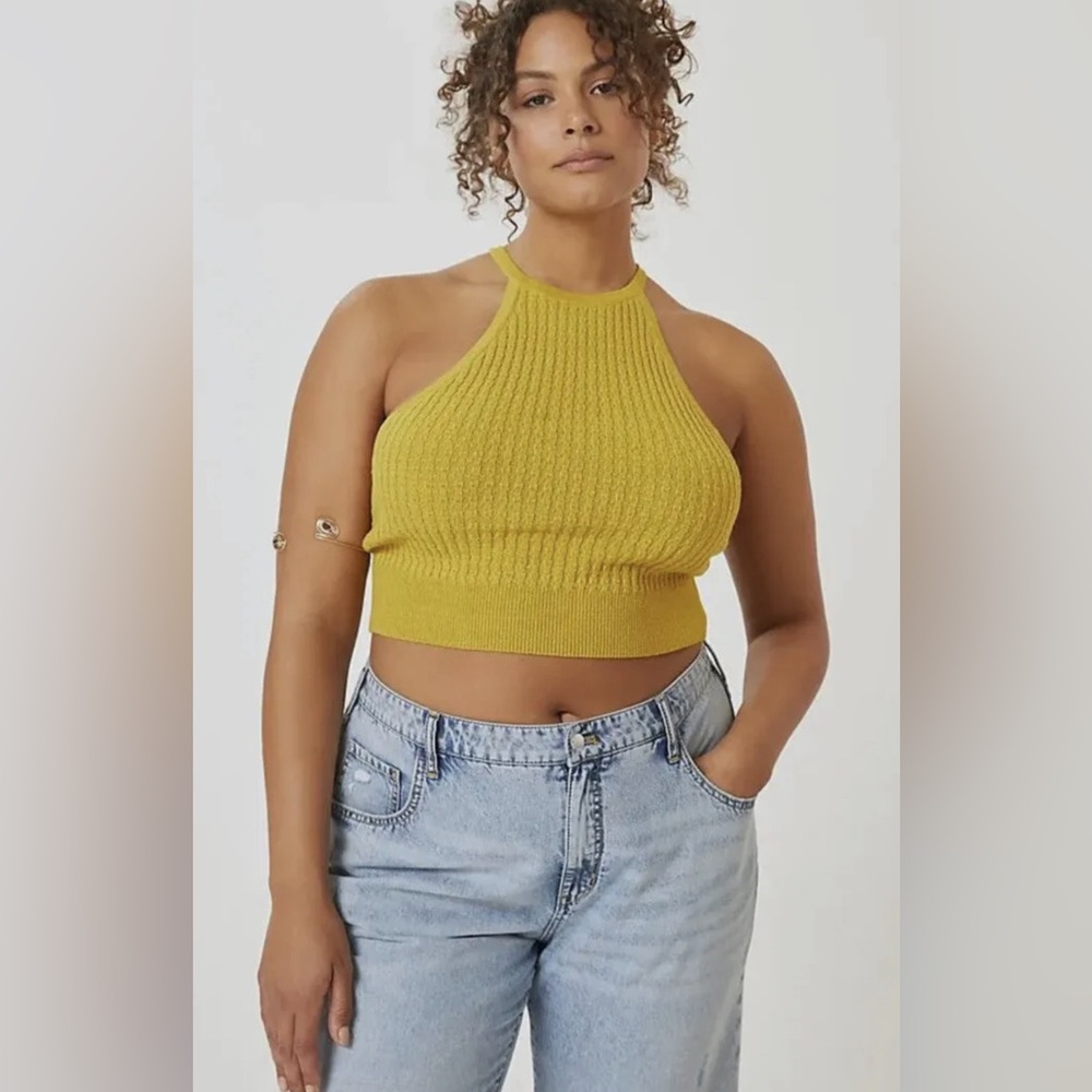 NWT Anthropologie sweater halter tank